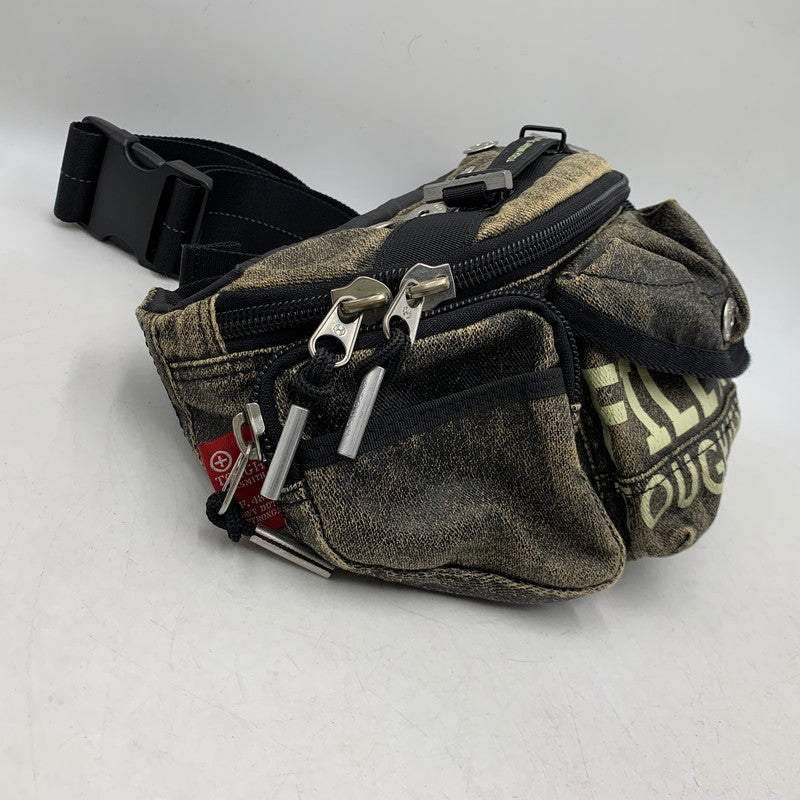 【現状渡し品】【メンズ/レディース】 TOUGH JEANSMITH タフジーンズスミス MILITARY WASTE BAG ミリタリー ウエスト バッグ カバン 鞄 188-260203-cs-21-izu カラー：ブラック系 万代Net店