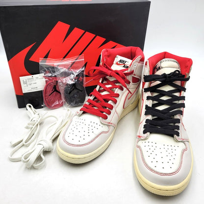 【中古品】【メンズ】 555088-160 AIR JORDAN 1 RETRO HIGH OG エアジョーダン1 レトロ ハイ OG スニーカー 靴 160-260201-tt-02-izu サイズ：28.5cm カラー：SAIL/UNIVERSITY RED 万代Net店