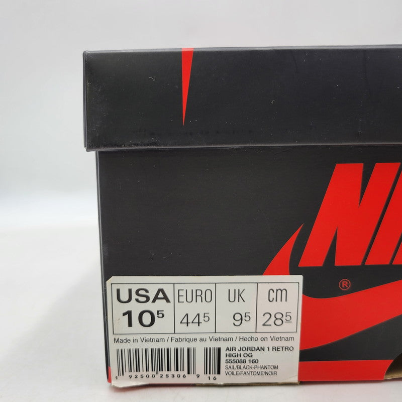 【中古品】【メンズ】 555088-160 AIR JORDAN 1 RETRO HIGH OG エアジョーダン1 レトロ ハイ OG スニーカー 靴 160-260201-tt-02-izu サイズ：28.5cm カラー：SAIL/UNIVERSITY RED 万代Net店