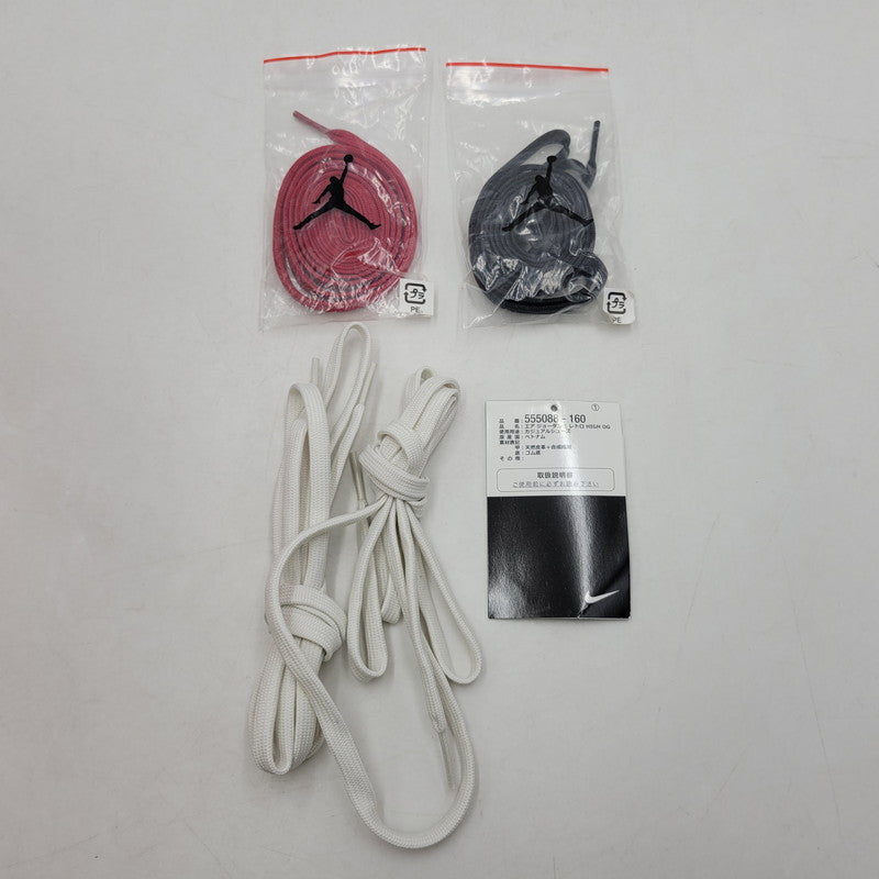 【中古品】【メンズ】 555088-160 AIR JORDAN 1 RETRO HIGH OG エアジョーダン1 レトロ ハイ OG スニーカー 靴 160-260201-tt-02-izu サイズ：28.5cm カラー：SAIL/UNIVERSITY RED 万代Net店