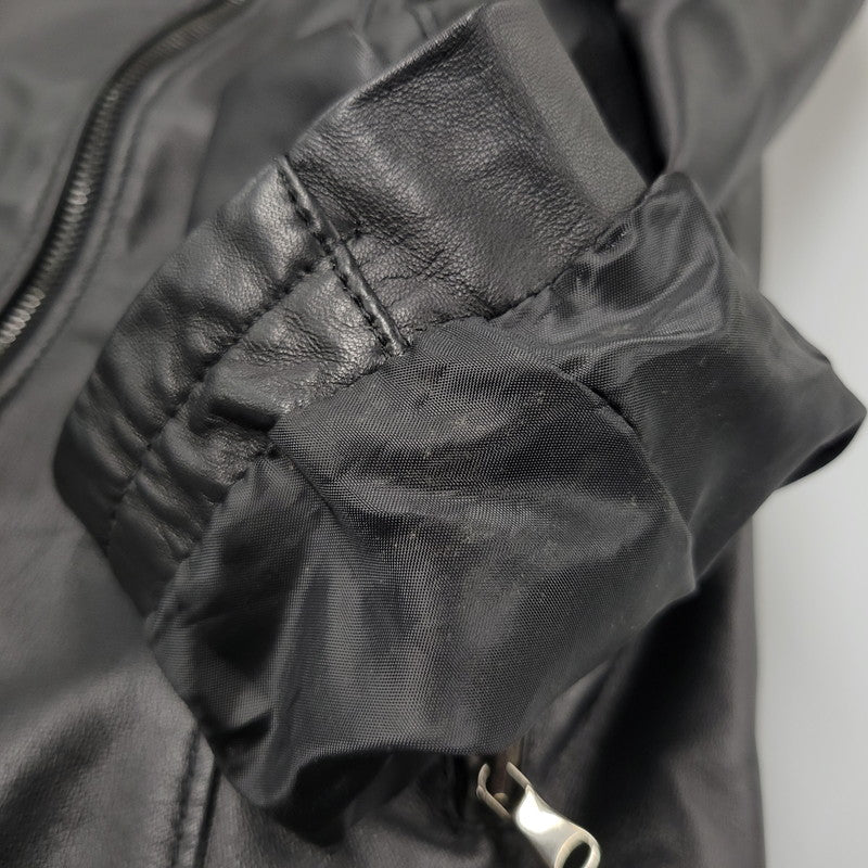 【現状渡し品】【レディース】 VERA PELLE ベラペレ DOUBLE RIDERS JACKET ダブルライダースジャケット イタリア製 アウター 168-260205-as-14-izu サイズ：L カラー：ブラック 万代Net店