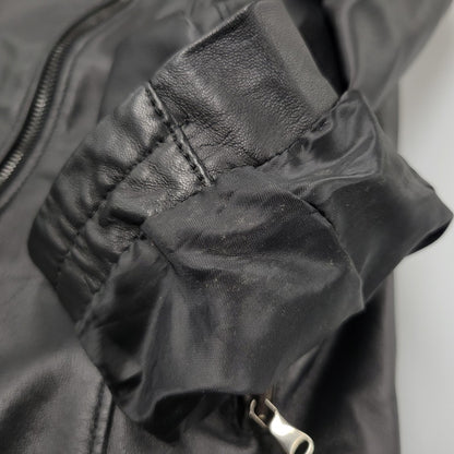 【現状渡し品】【レディース】 VERA PELLE ベラペレ DOUBLE RIDERS JACKET ダブルライダースジャケット イタリア製 アウター 168-260205-as-14-izu サイズ：L カラー：ブラック 万代Net店