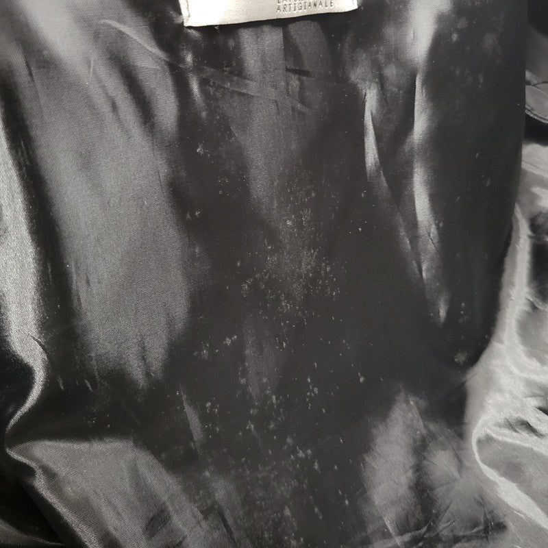 【現状渡し品】【レディース】 VERA PELLE ベラペレ DOUBLE RIDERS JACKET ダブルライダースジャケット イタリア製 アウター 168-260205-as-14-izu サイズ：L カラー：ブラック 万代Net店