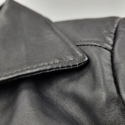 【現状渡し品】【レディース】 VERA PELLE ベラペレ DOUBLE RIDERS JACKET ダブルライダースジャケット イタリア製 アウター 168-260205-as-14-izu サイズ：L カラー：ブラック 万代Net店