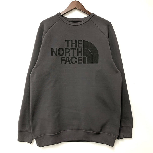 【中古品】【メンズ】 THE NORTH FACE ザ・ノースフェイス CREWNECK SWEATSHIRT NT62001Z クルーネック スウェットシャツ トレーナー 長袖 トップス 144-260203-as-22-izu サイズ：M カラー：チャコール 万代Net店