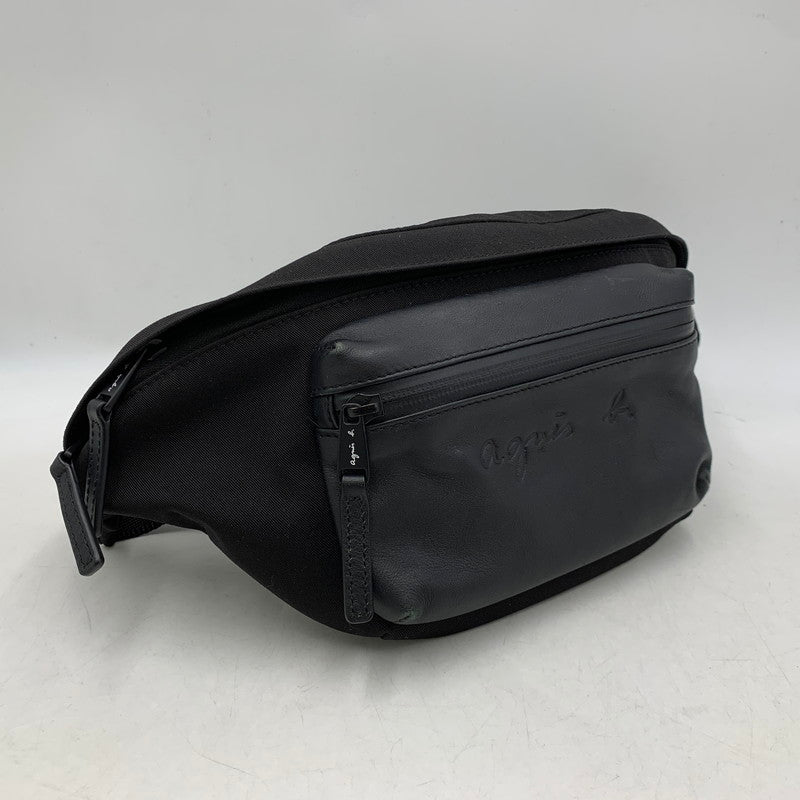 【中古品】【メンズ/レディース】 OAH14-02 WAIST BAG ウエスト バッグ カバン 鞄 188-260202-cs-07-izu カラー：ブラック 万代Net店
