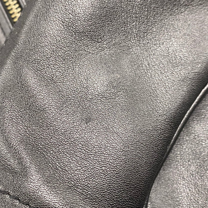 【中古品】【メンズ】 KADOYA カドヤ K'S LEATHER ケーズレザー LRS 1640 COW LEATHER SINGLE RIDERS JACKET カウ レザー シングル ライダース ジャケット アウター 145-260201-kh-13-izu サイズ：S カラー：ブラック 万代Net店