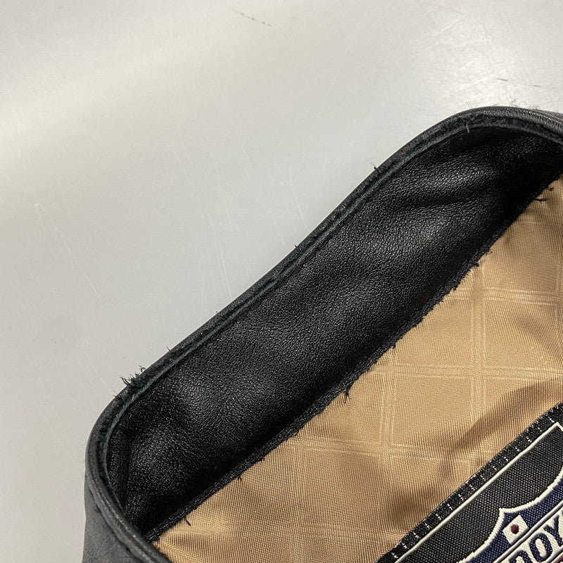 【中古品】【メンズ】 KADOYA カドヤ K'S LEATHER ケーズレザー LRS 1640 COW LEATHER SINGLE RIDERS JACKET カウ レザー シングル ライダース ジャケット アウター 145-260201-kh-13-izu サイズ：S カラー：ブラック 万代Net店