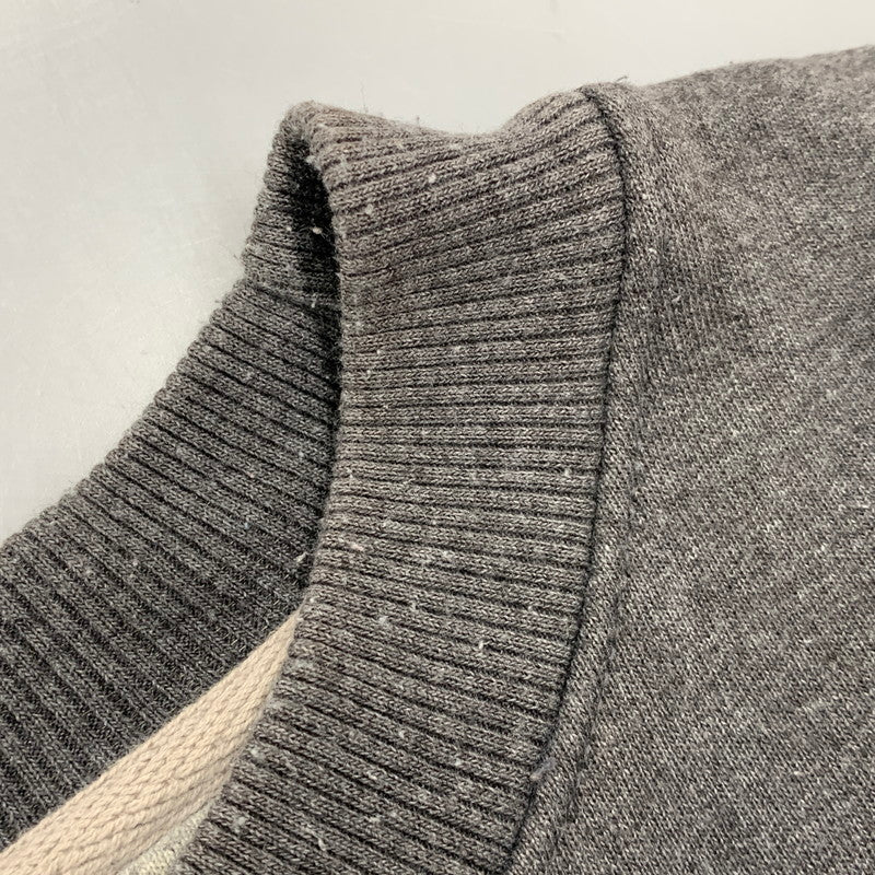 【中古品】【メンズ】 V GAZETTE SWEAT SHIRT Vガゼット スウェットシャツ メキシコ製 トレーナー 長袖 トップス 146-260203-as-19-izu サイズ：XL カラー：グレー 万代Net店