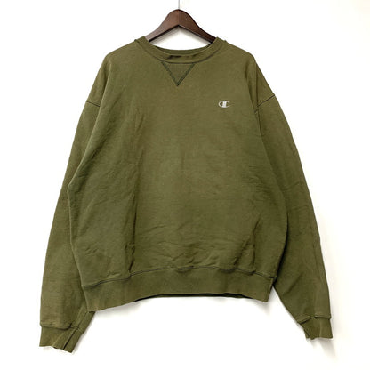 【現状渡し品】【メンズ】 V GAZETTE SWEAT SHIRT Vガゼット スウェットシャツ ホンジュラス製 トレーナー 長袖 トップス 146-260203-as-18-izu サイズ：L カラー：カーキ系 万代Net店