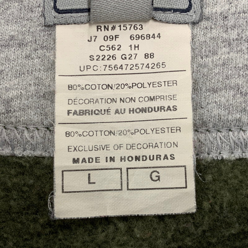 【現状渡し品】【メンズ】 V GAZETTE SWEAT SHIRT Vガゼット スウェットシャツ ホンジュラス製 トレーナー 長袖 トップス 146-260203-as-18-izu サイズ：L カラー：カーキ系 万代Net店