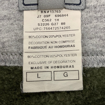【現状渡し品】【メンズ】 V GAZETTE SWEAT SHIRT Vガゼット スウェットシャツ ホンジュラス製 トレーナー 長袖 トップス 146-260203-as-18-izu サイズ：L カラー：カーキ系 万代Net店