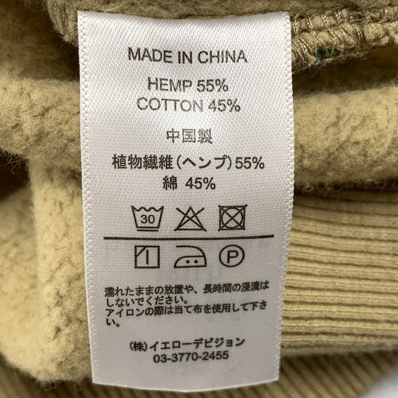 【中古品】【メンズ】 SWEAT SHIRT スウェットシャツ トレーナー 長袖 トップス 144-260203-as-17-izu サイズ：L カラー：ベージュ系 万代Net店