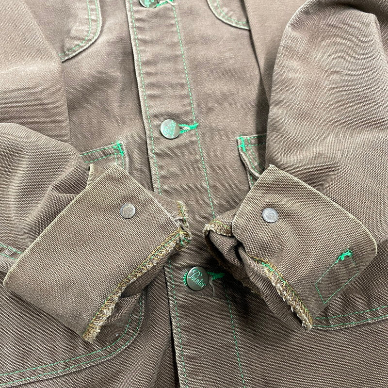 【中古品】【メンズ】 DUCK COVERALL JACKET ダック カバーオール ジャケット アウター 146-260201-kh-16-izu サイズ：42 カラー：ブラウン 万代Net店