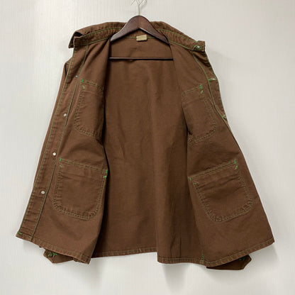 【中古品】【メンズ】 DUCK COVERALL JACKET ダック カバーオール ジャケット アウター 146-260201-kh-16-izu サイズ：42 カラー：ブラウン 万代Net店