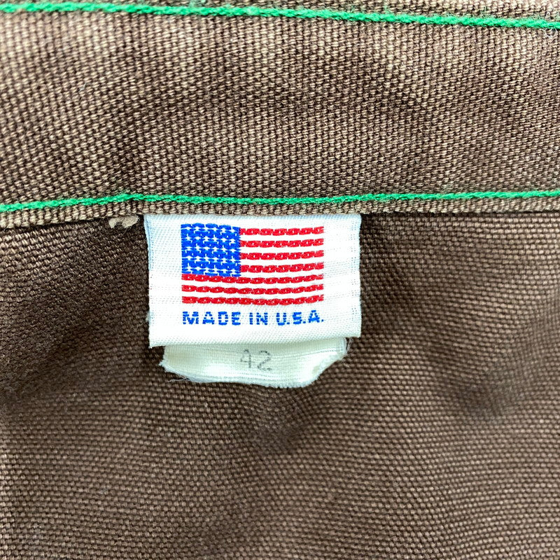 【中古品】【メンズ】 DUCK COVERALL JACKET ダック カバーオール ジャケット アウター 146-260201-kh-16-izu サイズ：42 カラー：ブラウン 万代Net店