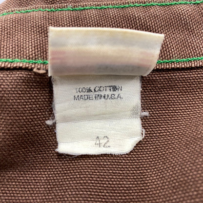 【中古品】【メンズ】 DUCK COVERALL JACKET ダック カバーオール ジャケット アウター 146-260201-kh-16-izu サイズ：42 カラー：ブラウン 万代Net店