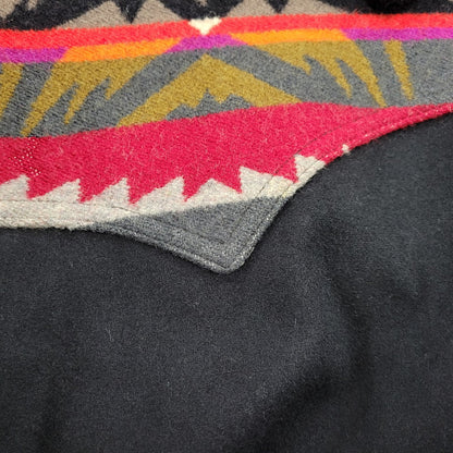 【中古品】【メンズ】 HIGH GRADE WESTERN WEAR ハイグレード ウェスタン ウェア USA製 70’S ROCKET TALONZIP NATIVE PATTERN WOOL JACKET タロンジップ ネイティブ パターンウール ジャケット アウター 146-260209-cs-17-izu サイズ：XL カラー：ブラック 万代Net店