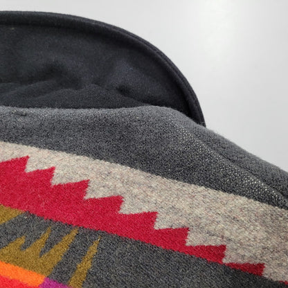【中古品】【メンズ】 HIGH GRADE WESTERN WEAR ハイグレード ウェスタン ウェア USA製 70’S ROCKET TALONZIP NATIVE PATTERN WOOL JACKET タロンジップ ネイティブ パターンウール ジャケット アウター 146-260209-cs-17-izu サイズ：XL カラー：ブラック 万代Net店