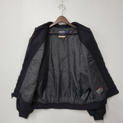 【中古品】【メンズ】 HIGH GRADE WESTERN WEAR ハイグレード ウェスタン ウェア USA製 70’S ROCKET TALONZIP NATIVE PATTERN WOOL JACKET タロンジップ ネイティブ パターンウール ジャケット アウター 146-260209-cs-17-izu サイズ：XL カラー：ブラック 万代Net店