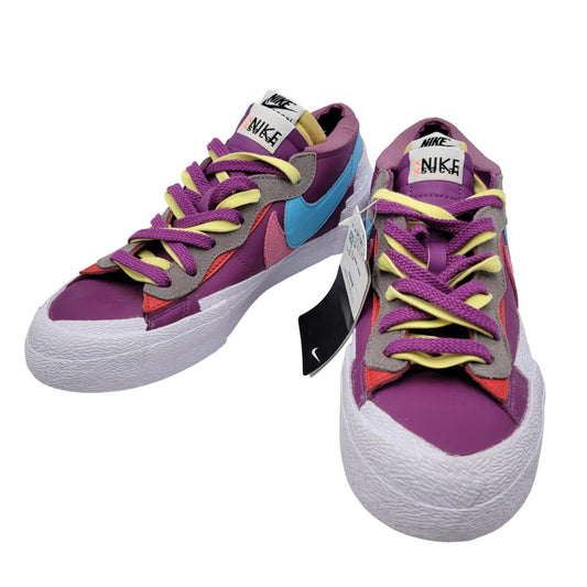 【中古品】【メンズ】 NIKE ナイキ × KAWS カウズ × SACAI サカイ BLAZER LOW DM7901-500 ブレーザー ロー スニーカー シューズ 靴 160-260319-as-01-izu サイズ：26.5cm カラー：URPLE DUSK/LAGOON PULSE-WHITE 万代Net店
