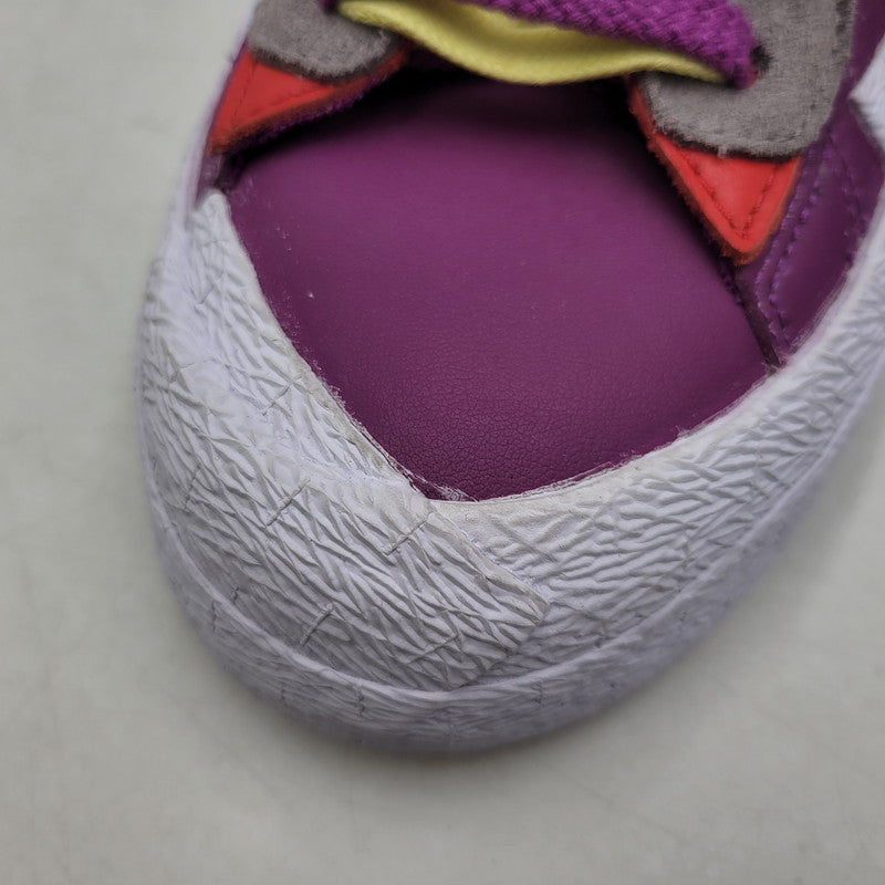 【中古品】【メンズ】 × KAWS カウズ × SACAI サカイ BLAZER LOW DM7901-500 ブレーザー ロー スニーカー シューズ 靴 160-260319-as-01-izu サイズ：26.5cm カラー：URPLE DUSK/LAGOON PULSE-WHITE 万代Net店