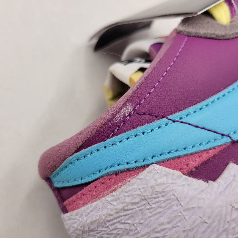 【中古品】【メンズ】 × KAWS カウズ × SACAI サカイ BLAZER LOW DM7901-500 ブレーザー ロー スニーカー シューズ 靴 160-260319-as-01-izu サイズ：26.5cm カラー：URPLE DUSK/LAGOON PULSE-WHITE 万代Net店