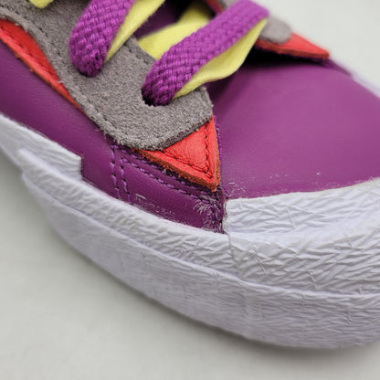 【中古品】【メンズ】 × KAWS カウズ × SACAI サカイ BLAZER LOW DM7901-500 ブレーザー ロー スニーカー シューズ 靴 160-260319-as-01-izu サイズ：26.5cm カラー：URPLE DUSK/LAGOON PULSE-WHITE 万代Net店