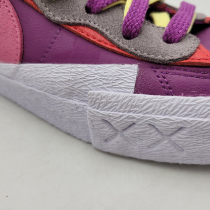 【中古品】【メンズ】 × KAWS カウズ × SACAI サカイ BLAZER LOW DM7901-500 ブレーザー ロー スニーカー シューズ 靴 160-260319-as-01-izu サイズ：26.5cm カラー：URPLE DUSK/LAGOON PULSE-WHITE 万代Net店