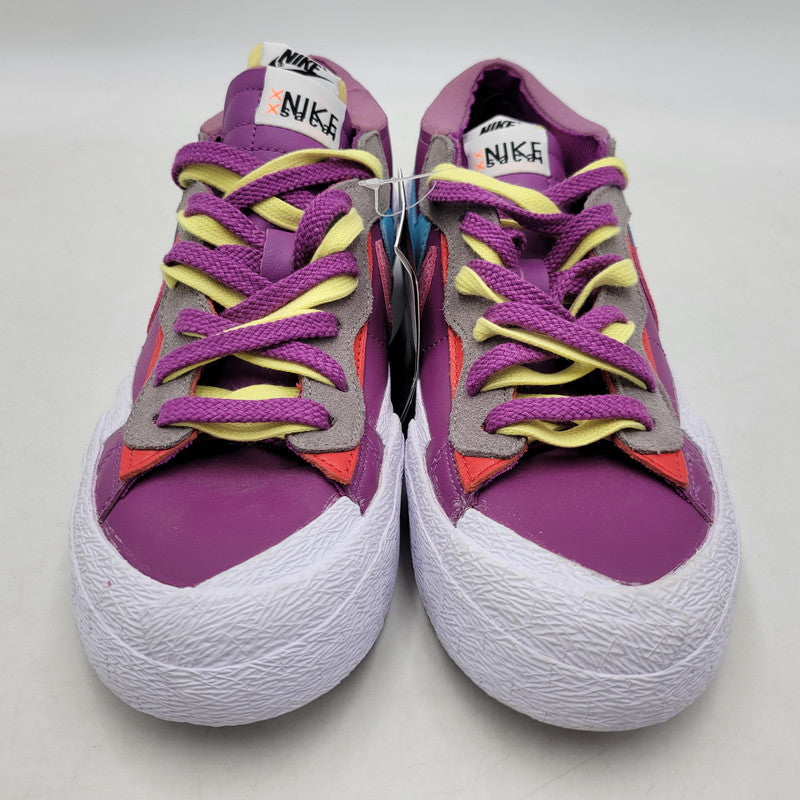 【中古品】【メンズ】 × KAWS カウズ × SACAI サカイ BLAZER LOW DM7901-500 ブレーザー ロー スニーカー シューズ 靴 160-260319-as-01-izu サイズ：26.5cm カラー：URPLE DUSK/LAGOON PULSE-WHITE 万代Net店