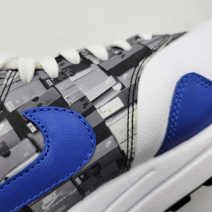 【中古品】【メンズ/レディース】 × ATMOS アトモス AIR MAX 1 PRNT AQ0927-100 エアマックス1 プリント スニーカー シューズ 靴 160-260319-as-04-izu サイズ：26cm カラー：WHITE/GAME ROYAL 万代Net店
