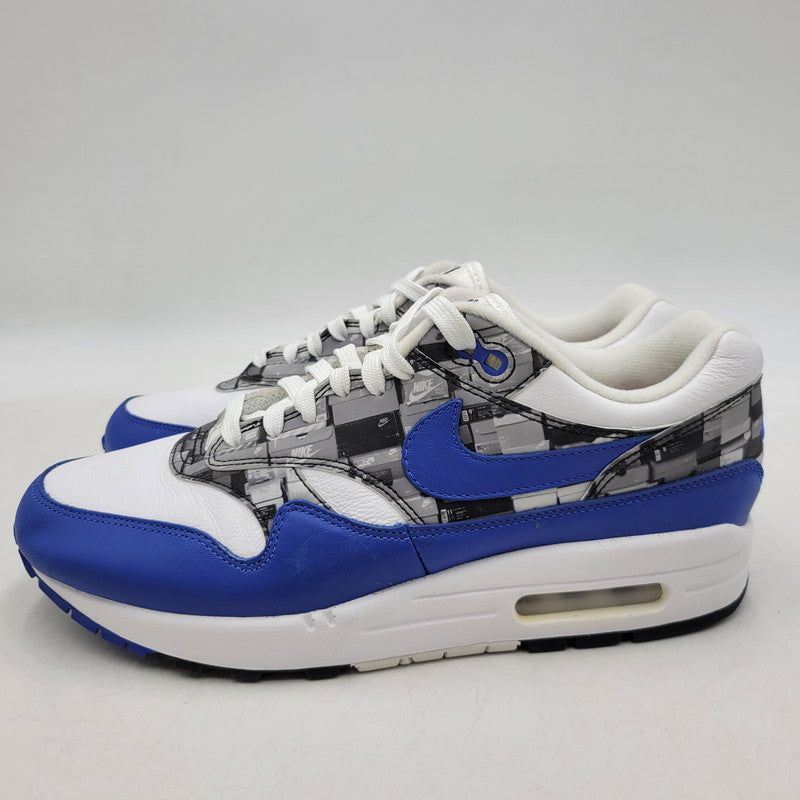 【中古品】【メンズ/レディース】 × ATMOS アトモス AIR MAX 1 PRNT AQ0927-100 エアマックス1 プリント スニーカー シューズ 靴 160-260319-as-04-izu サイズ：26cm カラー：WHITE/GAME ROYAL 万代Net店