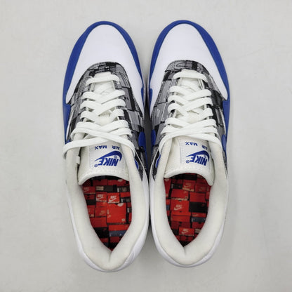 【中古品】【メンズ/レディース】 × ATMOS アトモス AIR MAX 1 PRNT AQ0927-100 エアマックス1 プリント スニーカー シューズ 靴 160-260319-as-04-izu サイズ：26cm カラー：WHITE/GAME ROYAL 万代Net店