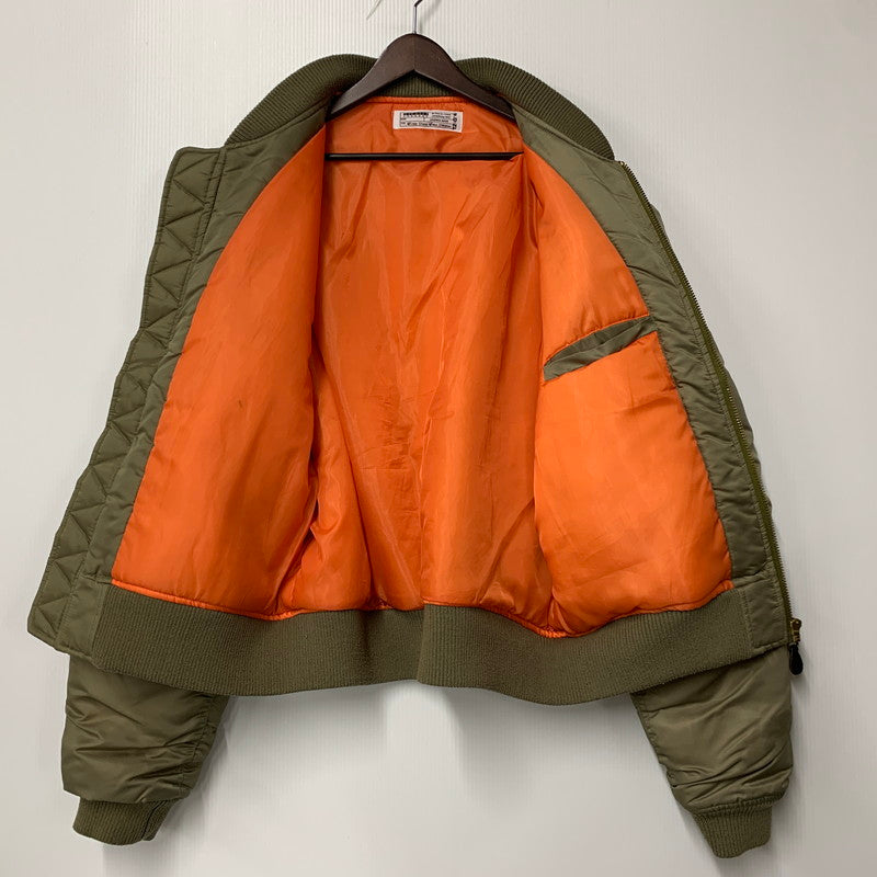 【中古品】【メンズ】 LEGENDA レジェンダ PSYCHO BOMBER JACKET LEJ173 ボンバージャケット アウター 142-260203-as-24-izu サイズ：F カラー：カーキ 万代Net店