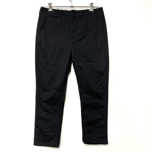 【中古品】【メンズ】 STRETCH TAPERED CHINO PANTS 11-23-1173-803 ストレッチ テーパード チノパンツ ボトムス 158-260203-as-16-izu サイズ：L カラー：ブラック 万代Net店