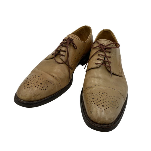 【中古品】【メンズ】 DALTON 104 MEDALLION BROGUE SHOES ダルトン メダリオン ブローグ シューズ 靴 165-260319-as-11-izu サイズ：8 カラー：ベージュ系 万代Net店