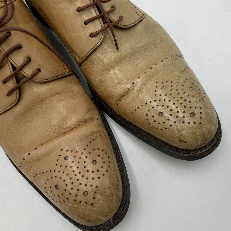 【中古品】【メンズ】 DALTON 104 MEDALLION BROGUE SHOES ダルトン メダリオン ブローグ シューズ 靴 165-260319-as-11-izu サイズ：8 カラー：ベージュ系 万代Net店