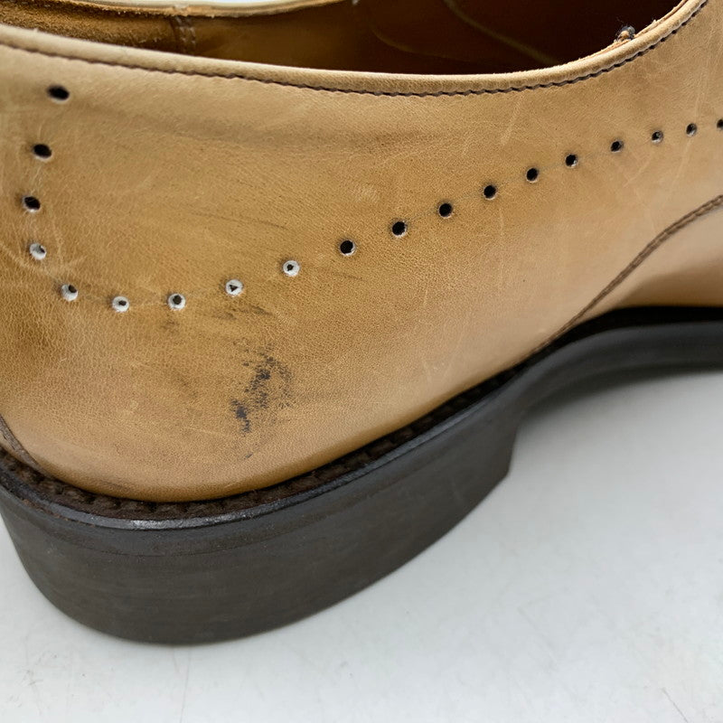 【中古品】【メンズ】 DALTON 104 MEDALLION BROGUE SHOES ダルトン メダリオン ブローグ シューズ 靴 165-260319-as-11-izu サイズ：8 カラー：ベージュ系 万代Net店