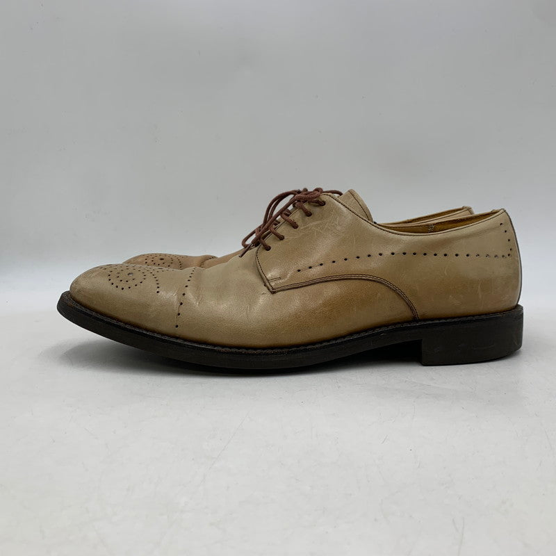 【中古品】【メンズ】 DALTON 104 MEDALLION BROGUE SHOES ダルトン メダリオン ブローグ シューズ 靴 165-260319-as-11-izu サイズ：8 カラー：ベージュ系 万代Net店
