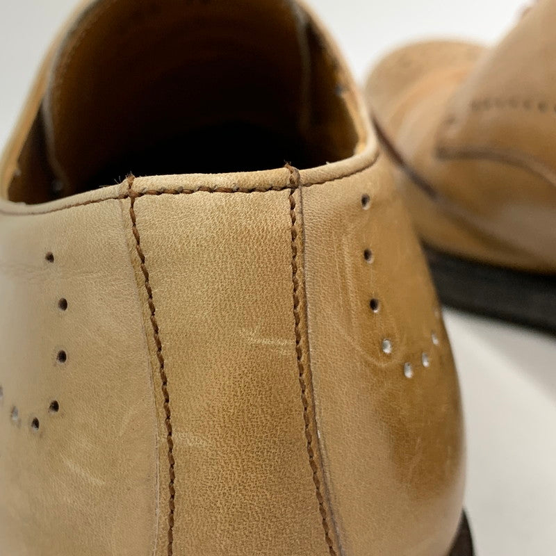 【中古品】【メンズ】 DALTON 104 MEDALLION BROGUE SHOES ダルトン メダリオン ブローグ シューズ 靴 165-260319-as-11-izu サイズ：8 カラー：ベージュ系 万代Net店