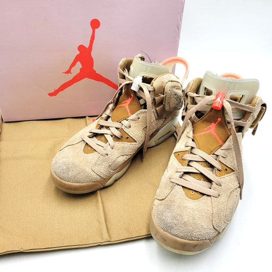【中古品】【メンズ】 × TRAVIS SCOTT トラヴィス・スコット AIR JORDAN 6 RETRO SP DH0690-200 エアジョーダン 6 レトロ SP スニーカー シューズ 靴 160-260211-as-21-izu サイズ：28cm カラー：BRITISH KHAKI/BRIGHT CRIMSON 万代Net店