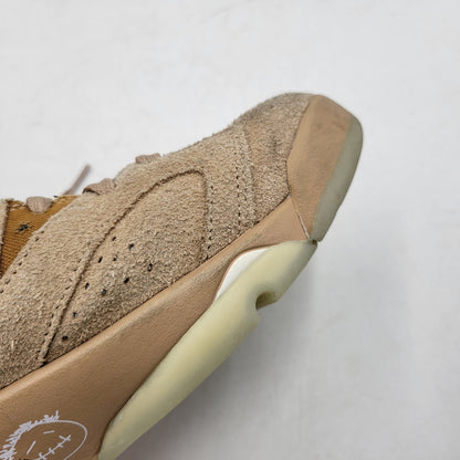 【中古品】【メンズ】 × TRAVIS SCOTT トラヴィス・スコット AIR JORDAN 6 RETRO SP DH0690-200 エアジョーダン 6 レトロ SP スニーカー シューズ 靴 160-260211-as-21-izu サイズ：28cm カラー：BRITISH KHAKI/BRIGHT CRIMSON 万代Net店