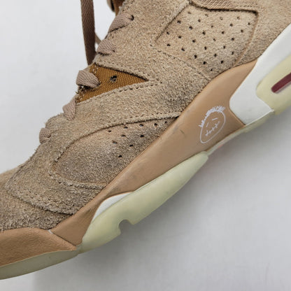 【中古品】【メンズ】 × TRAVIS SCOTT トラヴィス・スコット AIR JORDAN 6 RETRO SP DH0690-200 エアジョーダン 6 レトロ SP スニーカー シューズ 靴 160-260211-as-21-izu サイズ：28cm カラー：BRITISH KHAKI/BRIGHT CRIMSON 万代Net店
