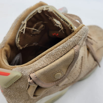 【中古品】【メンズ】 × TRAVIS SCOTT トラヴィス・スコット AIR JORDAN 6 RETRO SP DH0690-200 エアジョーダン 6 レトロ SP スニーカー シューズ 靴 160-260211-as-21-izu サイズ：28cm カラー：BRITISH KHAKI/BRIGHT CRIMSON 万代Net店