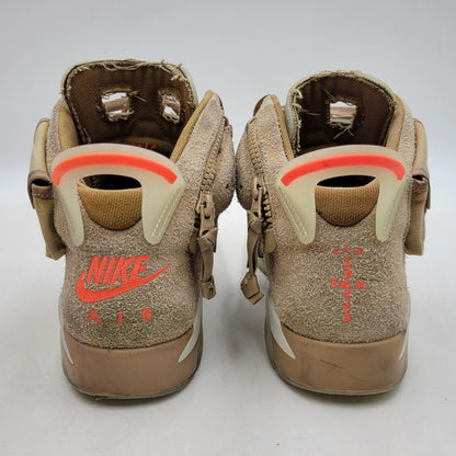【中古品】【メンズ】 × TRAVIS SCOTT トラヴィス・スコット AIR JORDAN 6 RETRO SP DH0690-200 エアジョーダン 6 レトロ SP スニーカー シューズ 靴 160-260211-as-21-izu サイズ：28cm カラー：BRITISH KHAKI/BRIGHT CRIMSON 万代Net店