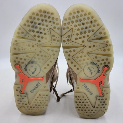 【中古品】【メンズ】 × TRAVIS SCOTT トラヴィス・スコット AIR JORDAN 6 RETRO SP DH0690-200 エアジョーダン 6 レトロ SP スニーカー シューズ 靴 160-260211-as-21-izu サイズ：28cm カラー：BRITISH KHAKI/BRIGHT CRIMSON 万代Net店