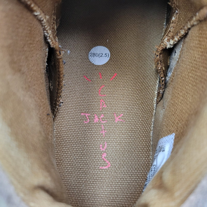 【中古品】【メンズ】 × TRAVIS SCOTT トラヴィス・スコット AIR JORDAN 6 RETRO SP DH0690-200 エアジョーダン 6 レトロ SP スニーカー シューズ 靴 160-260211-as-21-izu サイズ：28cm カラー：BRITISH KHAKI/BRIGHT CRIMSON 万代Net店