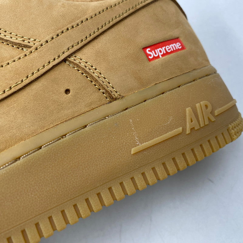 【中古美品】【メンズ】 × SUPREME シュプリーム AIR FORCE 1 LOW W SP DN1555-200 エア フォース 1 ロー スニーカー シューズ 靴 160-260211-as-11-izu サイズ：28.5cm カラー：FLAX/FLAX-GUM LIGHT BROWN 万代Net店