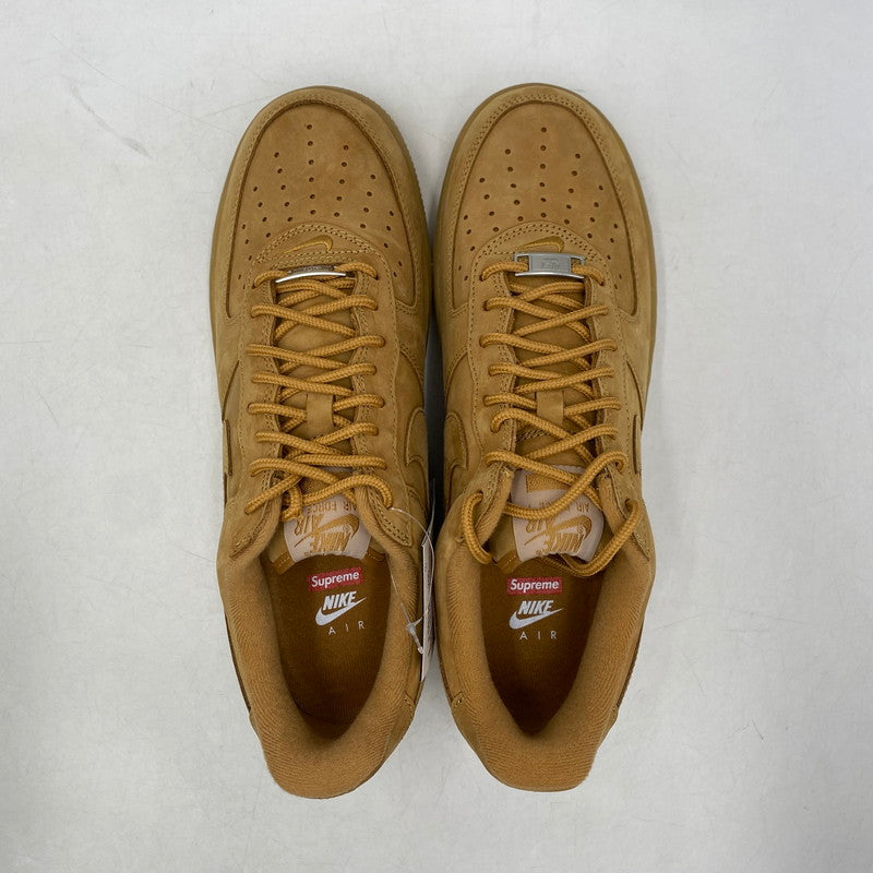 【中古美品】【メンズ】 × SUPREME シュプリーム AIR FORCE 1 LOW W SP DN1555-200 エア フォース 1 ロー スニーカー シューズ 靴 160-260211-as-11-izu サイズ：28.5cm カラー：FLAX/FLAX-GUM LIGHT BROWN 万代Net店
