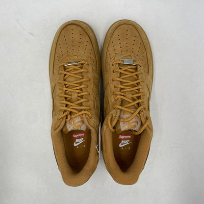 【中古美品】【メンズ】 × SUPREME シュプリーム AIR FORCE 1 LOW W SP DN1555-200 エア フォース 1 ロー スニーカー シューズ 靴 160-260211-as-11-izu サイズ：28.5cm カラー：FLAX/FLAX-GUM LIGHT BROWN 万代Net店